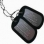 DULL EMBOSSED DOG TAGS